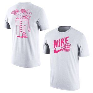 NIKE GOLF TAKE OUT THE TRASH WASTE MANAGEMENT SHIRT M11843WM24-WHT WHITE M